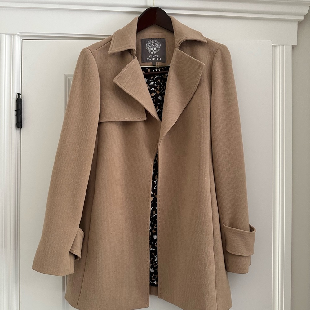 Camel colored, Vince Camuto overcoat